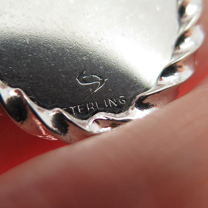 SPENCER CO. 925 Sterling Silver Vintage I Love You Charm Pendant