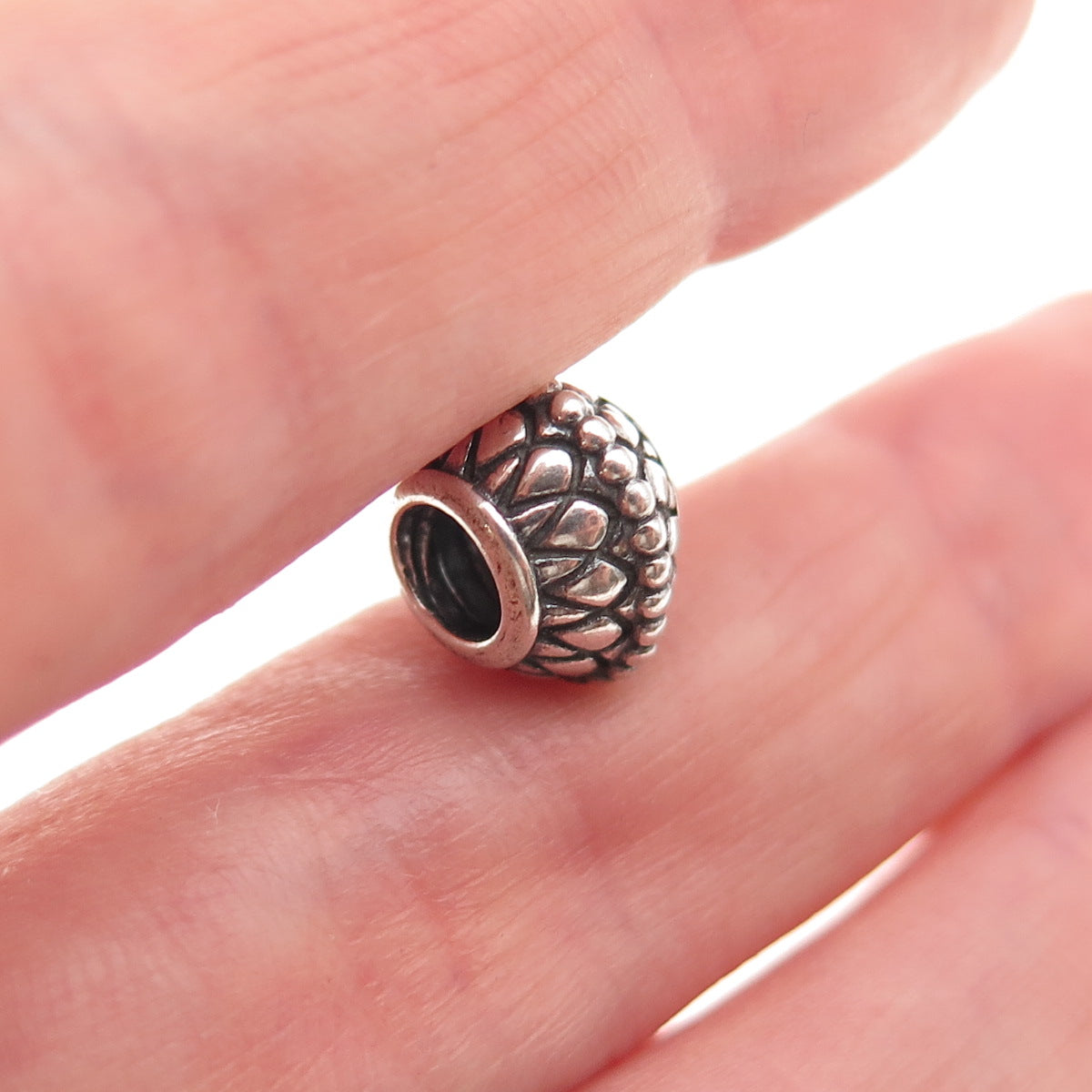 Pandora 925 Sterling Silver Inner Strength Slide Bead Charm