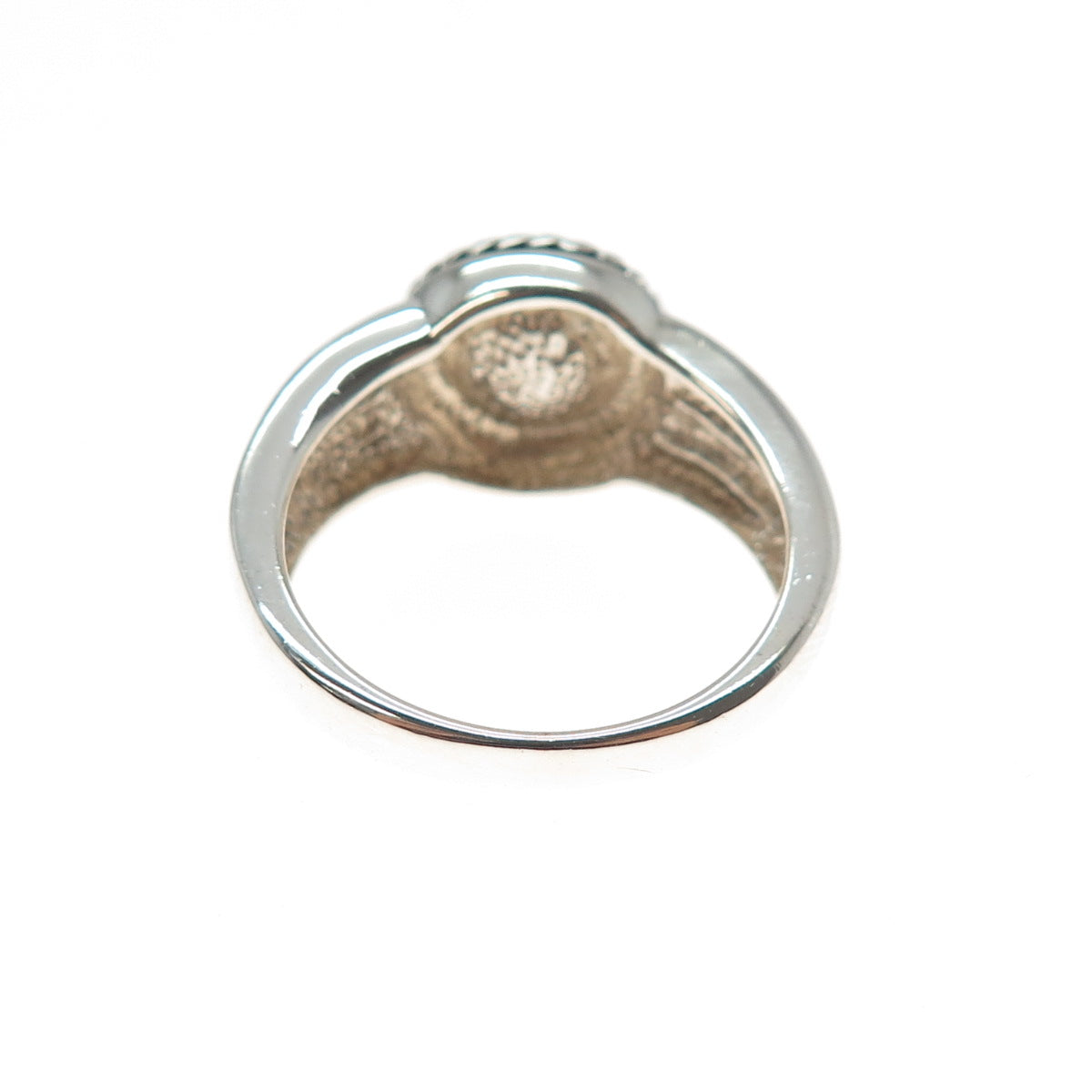 925 Sterling Silver Vintage Real Pearl Ring Size 9.25
