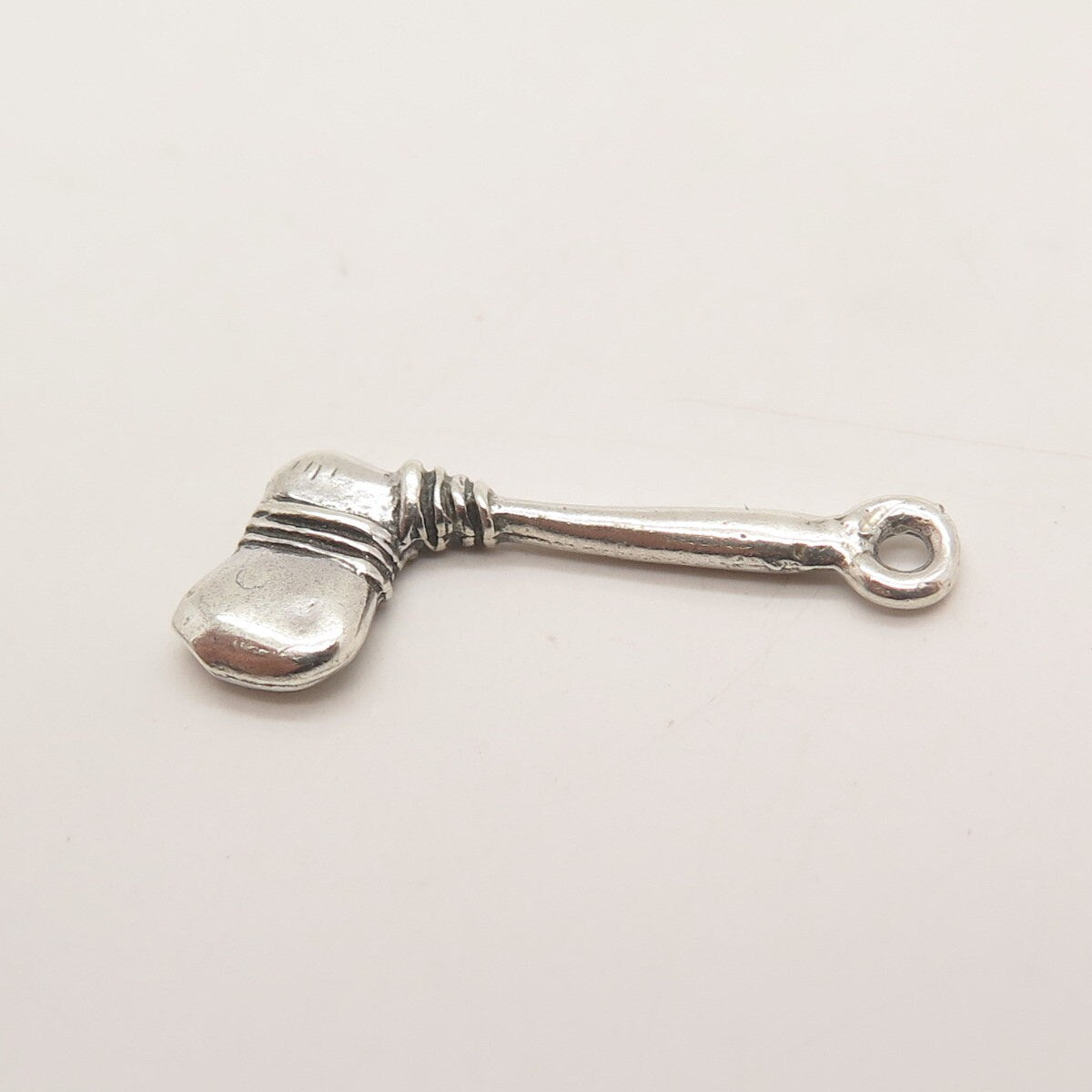 925 Sterling Silver Vintage Axe 3D Pendant