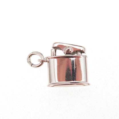 Art's Elegance Sterling Silver Antique Art Deco Cigarette Lighter Charm Pendant