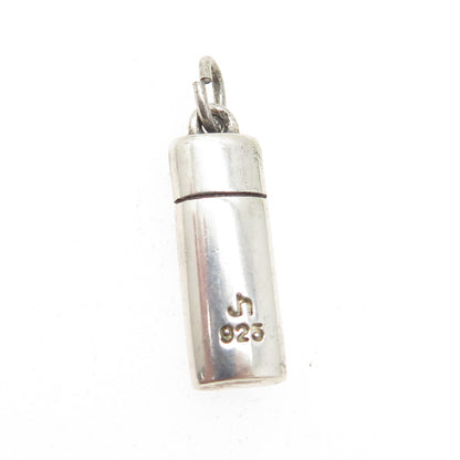 925 Sterling Silver Vintage "Clinique Happy" Female Perfume Charm Pendant