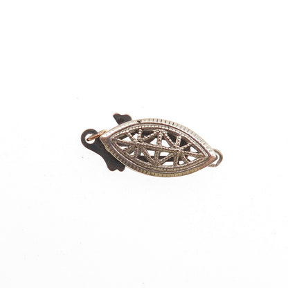 925 Sterling Silver Antique Art Deco Bracelet / Necklace Lock Clasp