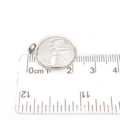 JAY POSON 925 Sterling Silver Vintage Judaica Charm Pendant