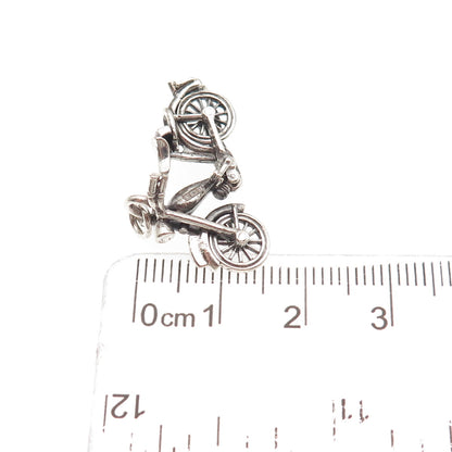 Payton Pepper & Sons 925 Sterling Vintage 1971 Birmingham Bicycle Charm Pendant