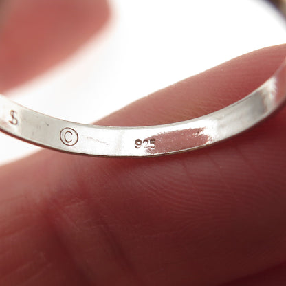 Shube 925 Sterling Silver Vintage Classic Wedding Band Ring Size 9