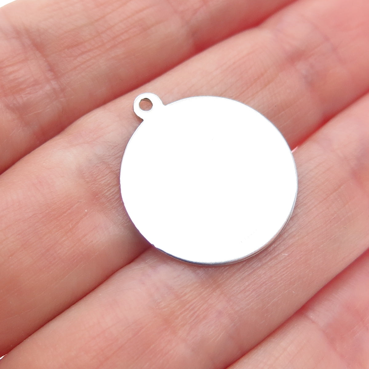 925 Sterling Silver Vintage Franklin School Minimalist Charm Pendant