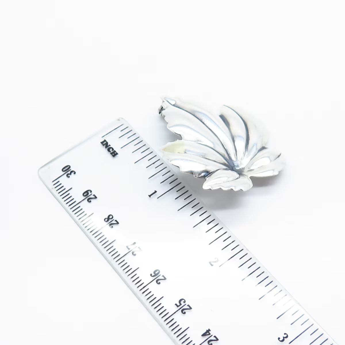 925 Sterling Silver Vintage Jewelart Maple Leaf Pin Brooch