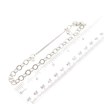 James Avery 925 Sterling Silver Vintage Cable Link Bracelet 8"