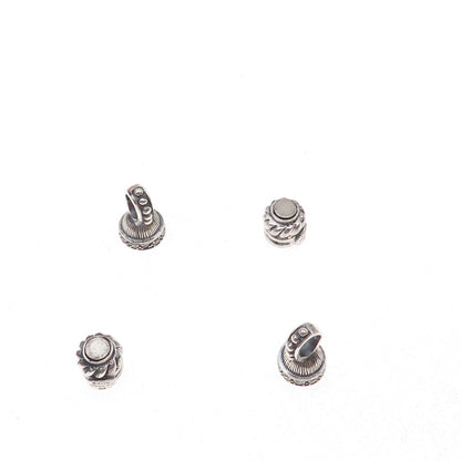 Judith Ripka 925 Sterling Silver C Z Magnetic Chain Necklace Ends