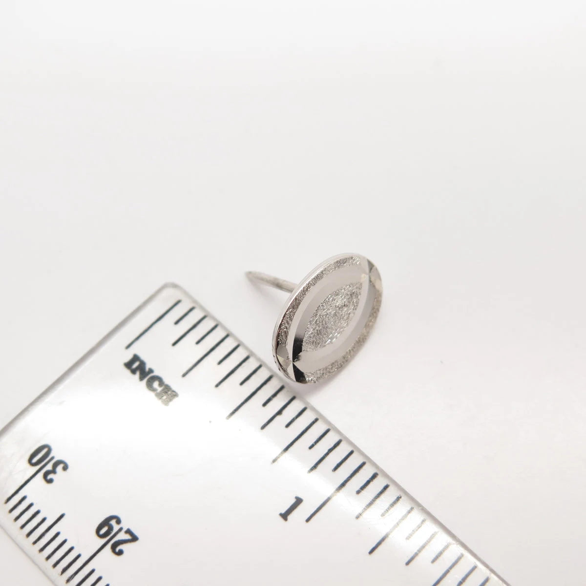 925 Sterling Silver Vintage Simmons Textured Pin