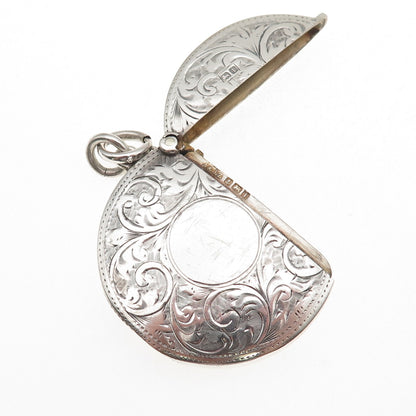 Arthur & John Zimmerman 925 Sterling Antique 1910 Birmingham Vesta Match Case