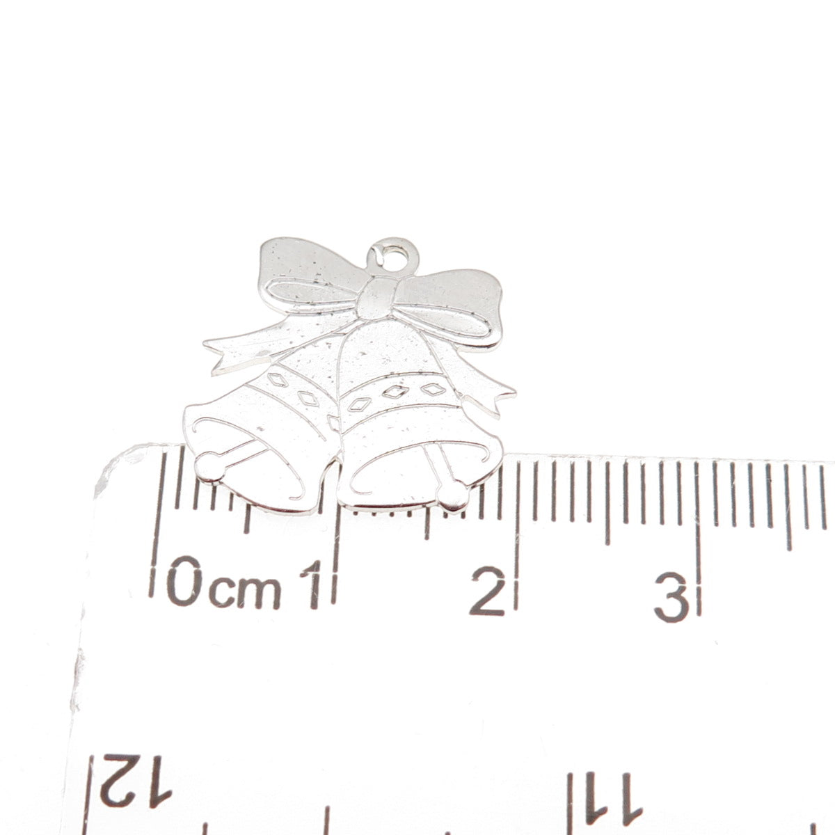 Danecraft 925 Sterling Silver Vintage Christmas Bells Mini Charm Pendant