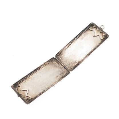 Carter Qvarnstrom & Remington 925 Sterling Antique Chatelaine Stamp Case Pendant