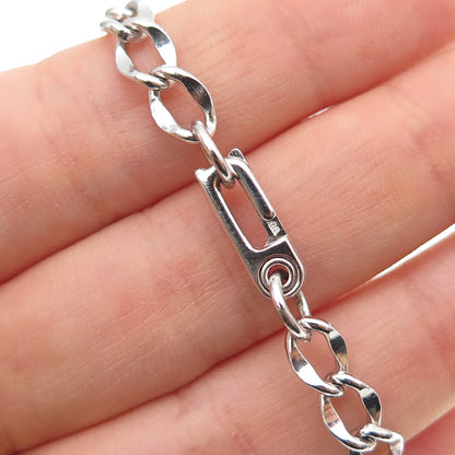 LGB BALFOUR 925 Sterling Silver Vintage Curb Link Bracelet 7"