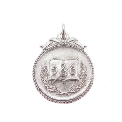 925 Sterling Silver Vintage Port Colborne Festival of Music Charm Pendant
