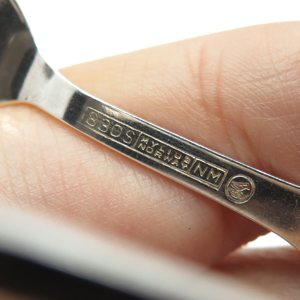 BRODRENE MYLIUS 830S Silver Vintage Norway Tele Sugar Tongs