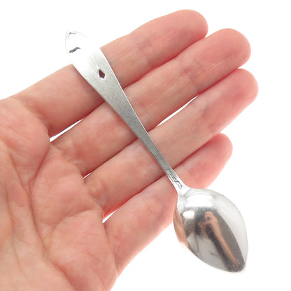 CHARLES M. ROBBINS 925 Sterling Silver Antique Art Deco Idaho Coffee Spoon