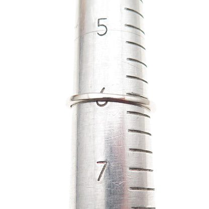 DAZZLERS 925 Sterling Silver Real Oval-Cut Blue Topaz Ring Size 6