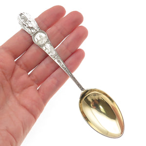 Manchester 925 Sterling Silver Antique Art Deco Washington DC Coffee Spoon