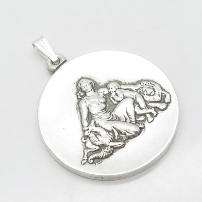 925 Sterling Silver Vintage The Wittnauer Mint Mother O Mine R. Kipling Pendant