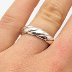 925 Sterling Silver Vintage Mexico Band Ring Size 7.25