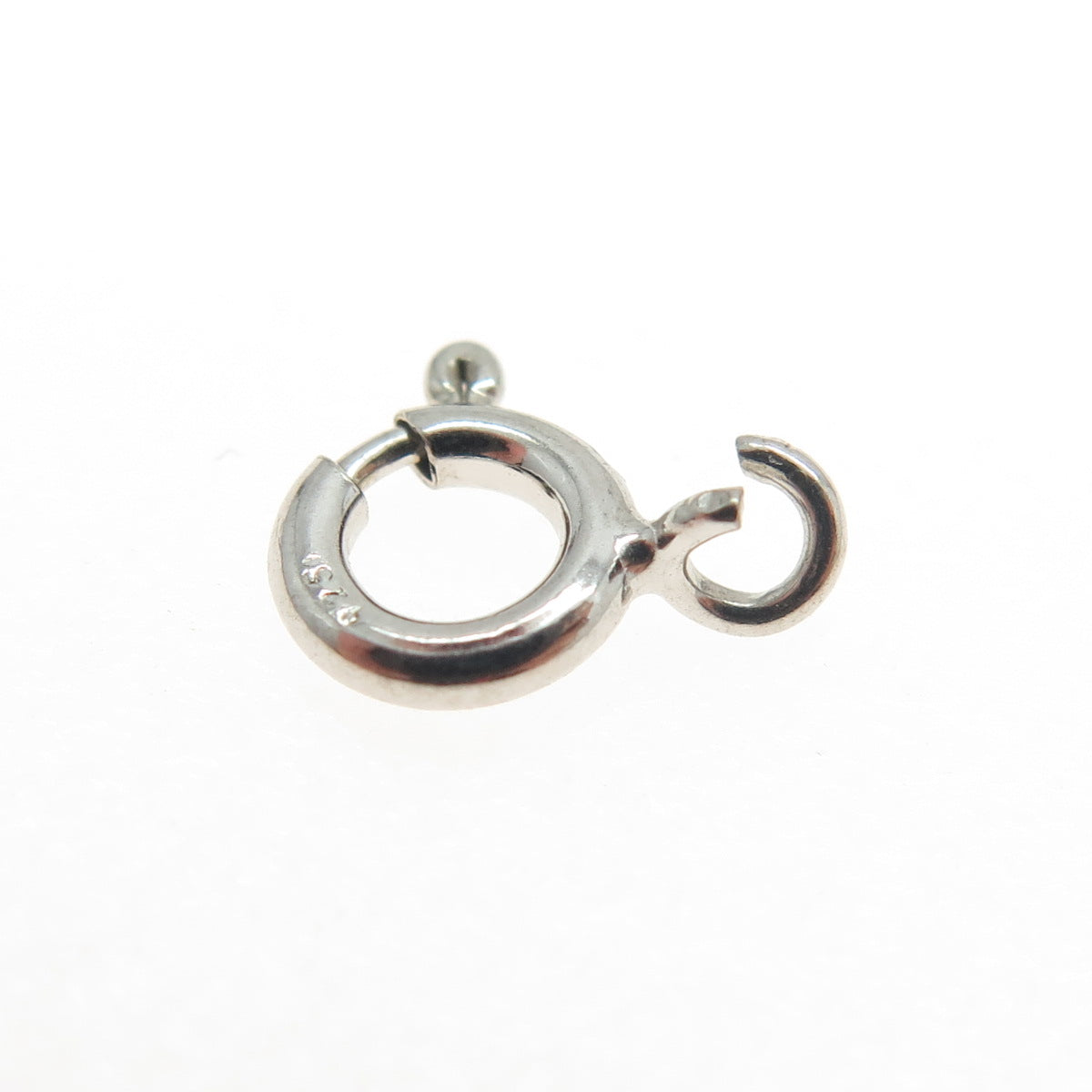 925 Sterling Silver SET of 5 Spring Ring Lock Clasps For Bracelet & Necklace