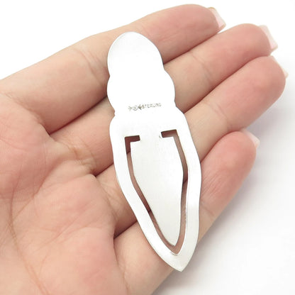 925 Sterling Silver Vintage Tribal Bookmark