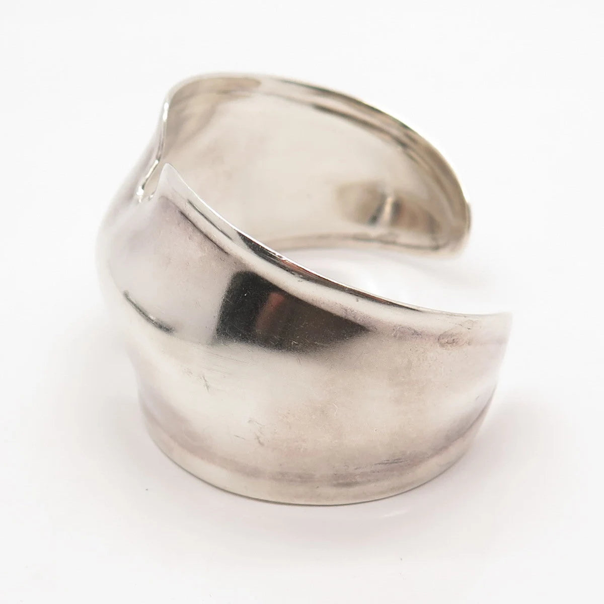 925 Sterling Silver Vintage Robert Lee Morris Wide Adjustable Cuff Bracelet 7"