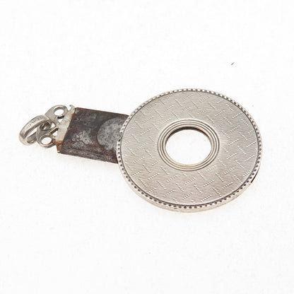 925 Sterling Silver Antique Art Deco Cigarette Cutter Chatelaine Fob