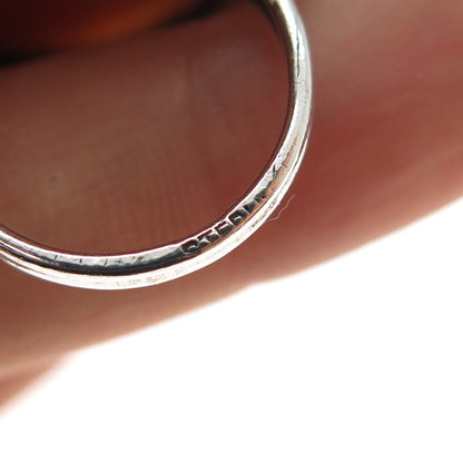 925 Sterling Silver Antique Art Deco Real MOP Caved Ladies Cameo Ring Size 4.5