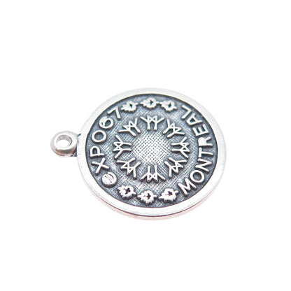 925 Sterling Silver Vintage 1967 ISJC Expo Friendship Minimalist Charm Pendant