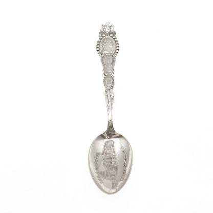 Campbell - Metcalf Sterling Antique Art Deco Washington US Capitol Coffee Spoon