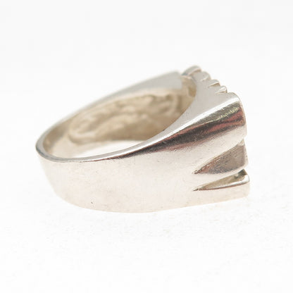 925 Sterling Silver Vintage Wilma Name Ring Size 8.5