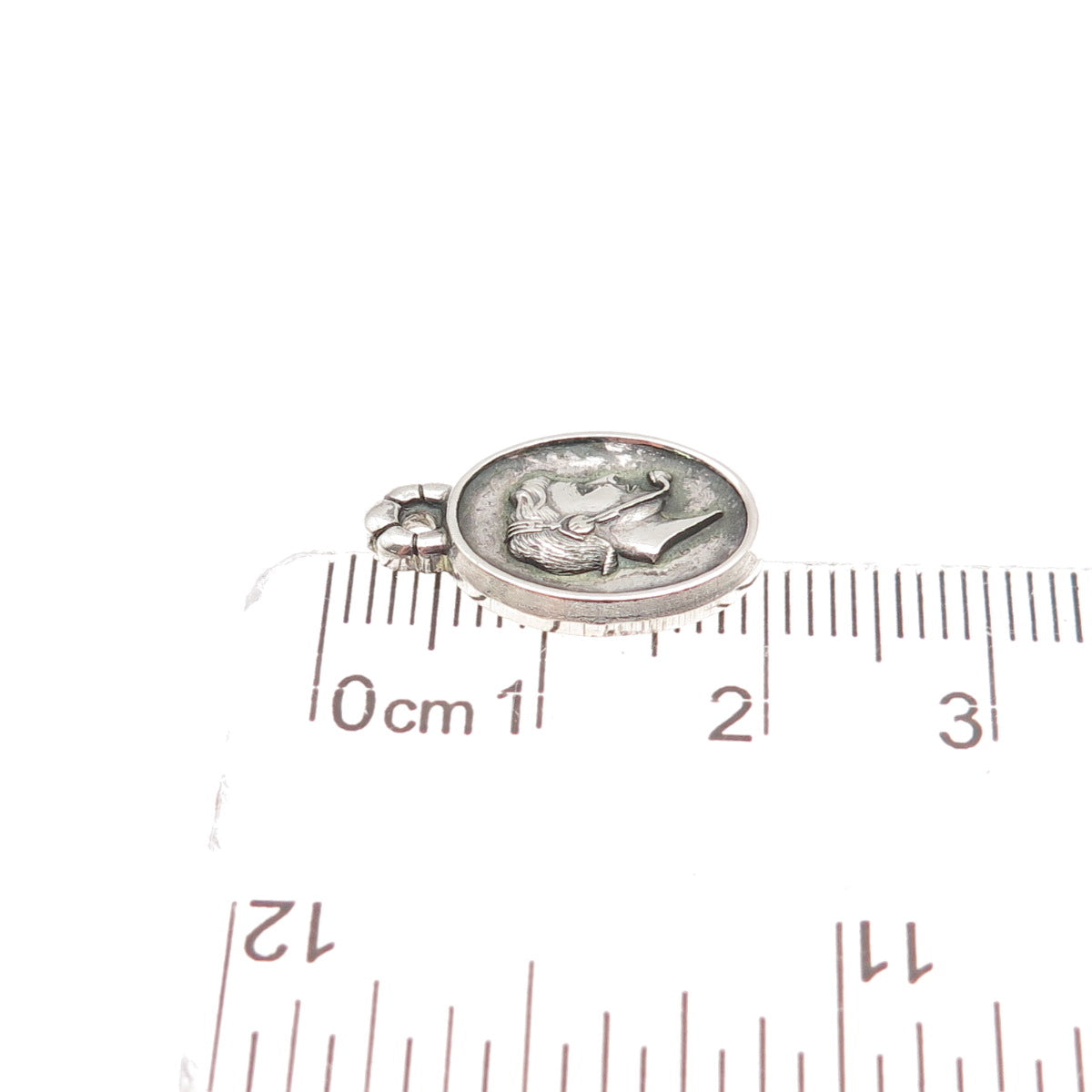 CTO O.C. Tanner Sterling Silver Vintage Telephone Operator Mini Charm Pendant
