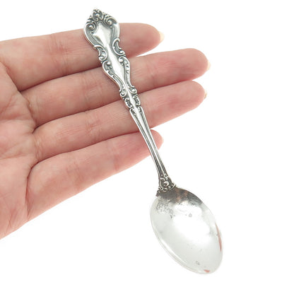SIMPSON HALL & MILLER 925 Sterling Silver Antique 1898 Warwick Coffee Spoon