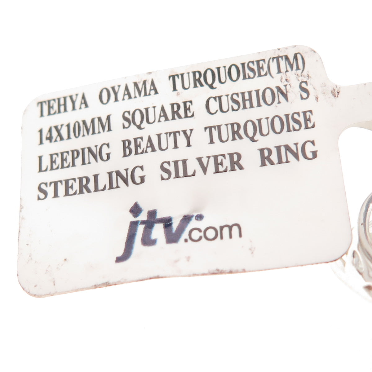 Tehya Oyama 925 Sterling Silver Real Sleeping Beauty Turquoise Ring Size 8