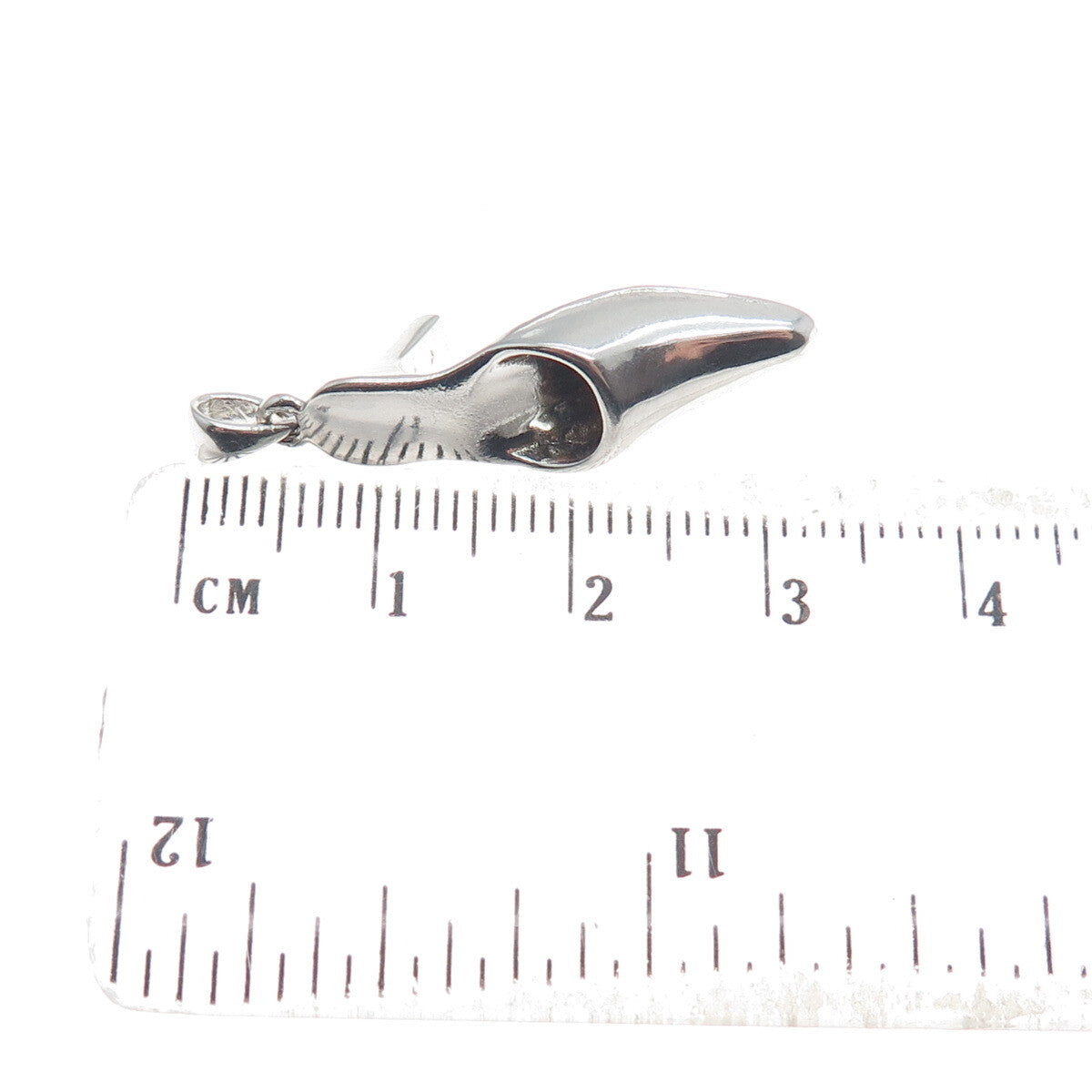 925 Sterling Silver Vintage Female Show 3D Charm Pendant