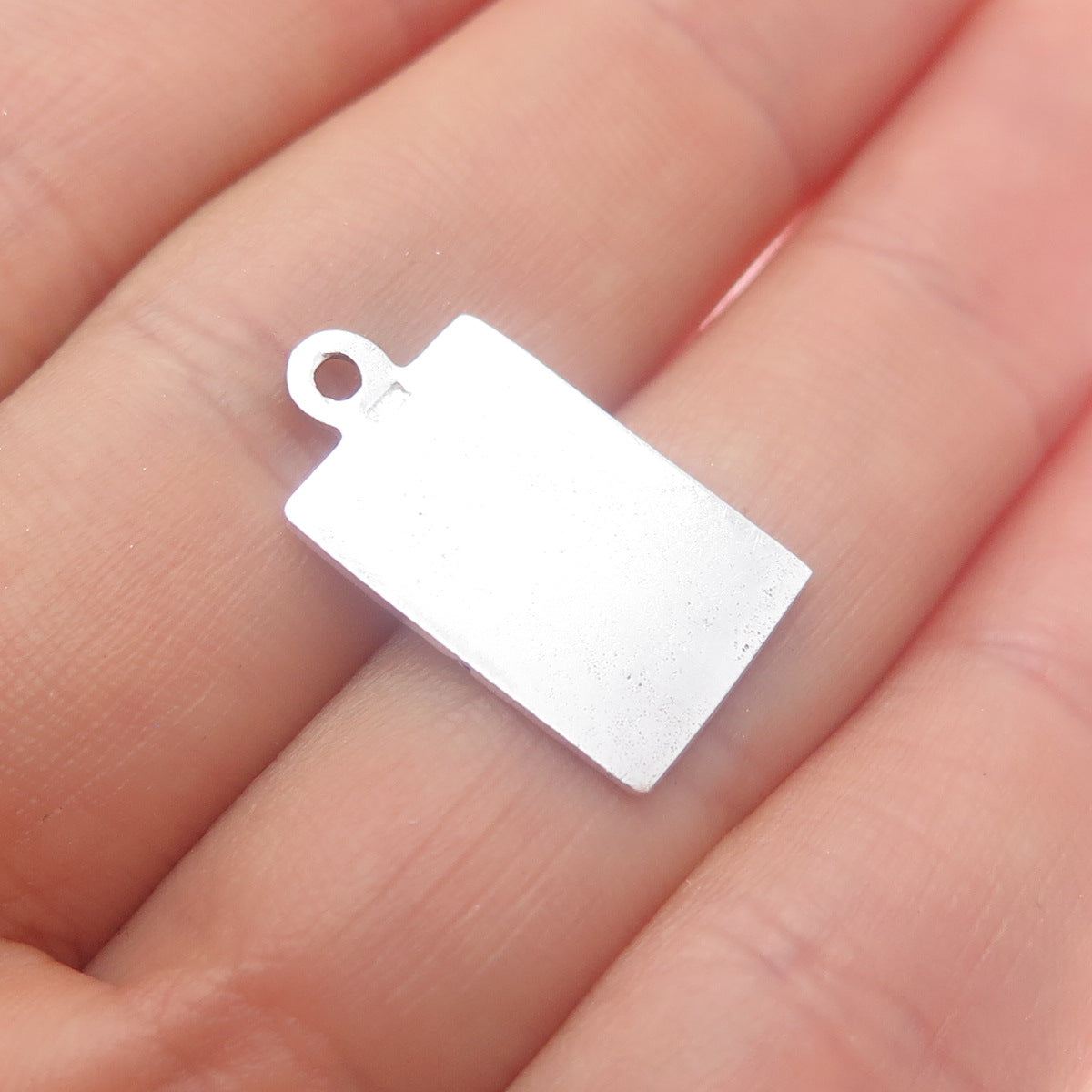 925 Sterling Silver Vintage St. Mary Miraculous Religious Minimalist Pendant