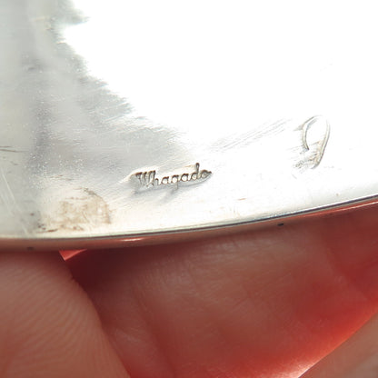 JERRY WHAGAD HONWYTEWA Old Pawn Sterling Silver Vintage Solid 174.7g Bracelet 8"