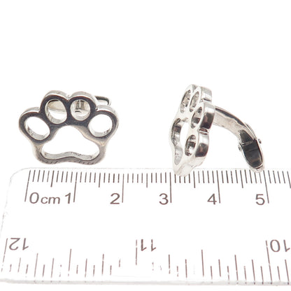 JULINA 925 Sterling Silver Vintage Dog Paw Cufflinks
