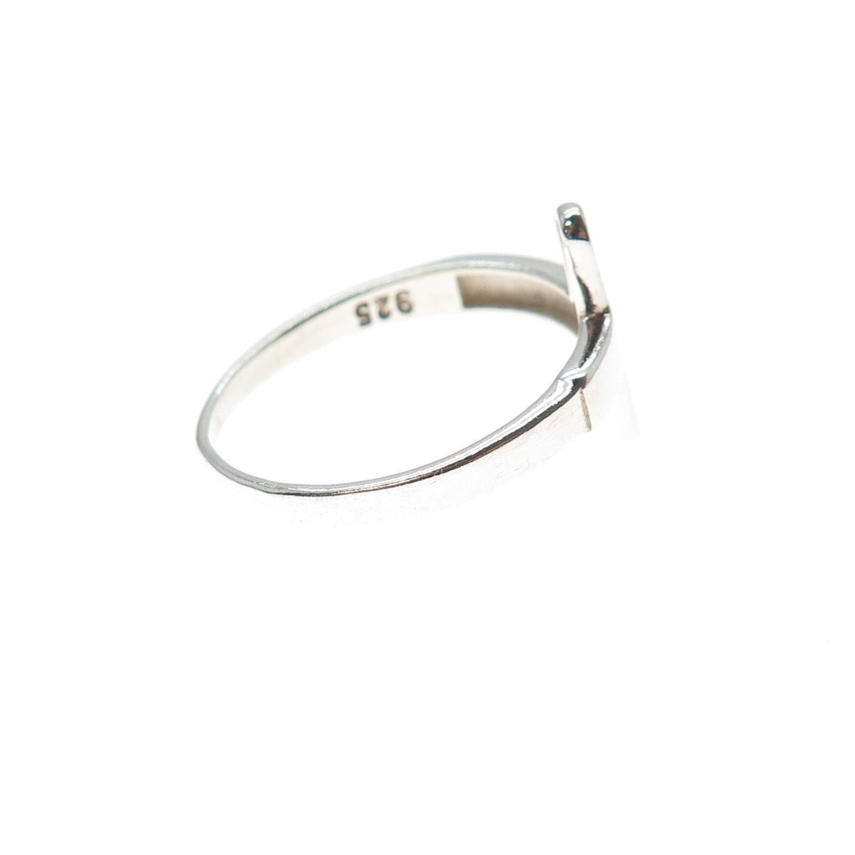 925 Sterling Silver Vintage Cross Ring Size 8