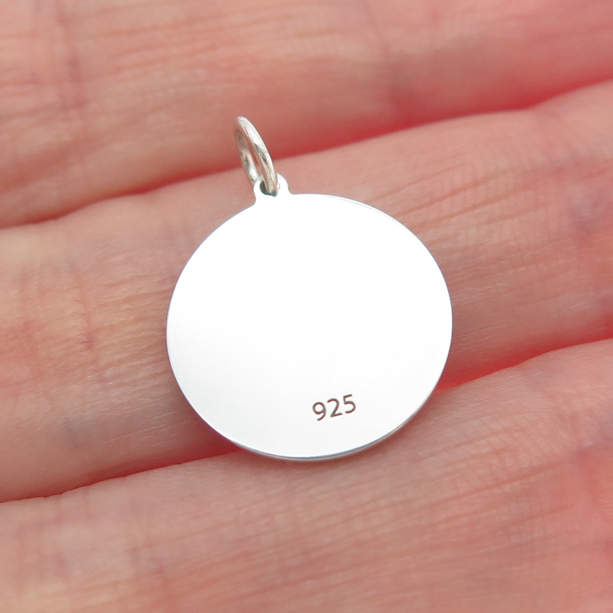 925 Sterling Silver Blue Enamel Dog & Cat Friendship Minimalist Charm Pendant