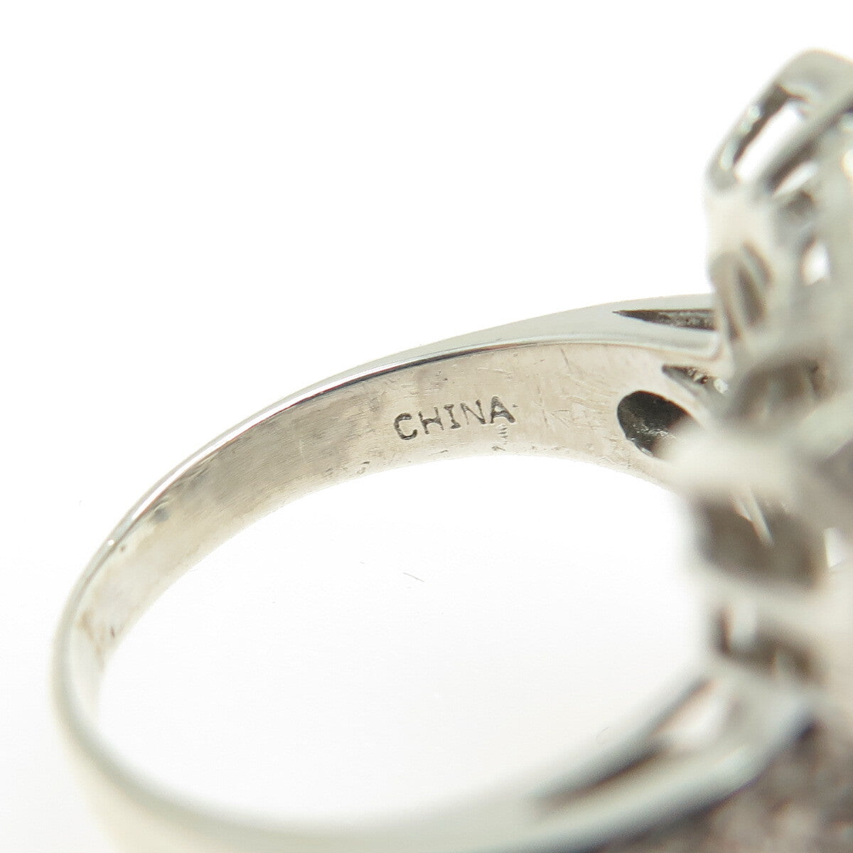 925 Sterling Silver Multi-Color C Z Ring Size 6.5