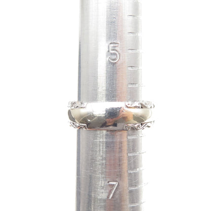 MICHAEL VALITUTTI Gems En Vogue 925 Sterling 2-Tone Real Citrine Ring Size 6.25