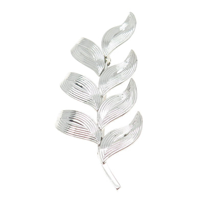 VAN DELL 925 Sterling Silver Vintage Laurel Leaf Pin Brooch