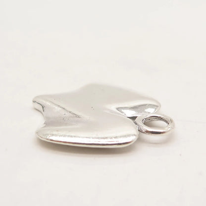 925 Sterling Silver Vintage Abstract Ghost Charm Pendant