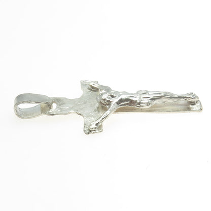 925 Sterling Silver Vintage Crucifix Cross Pendant