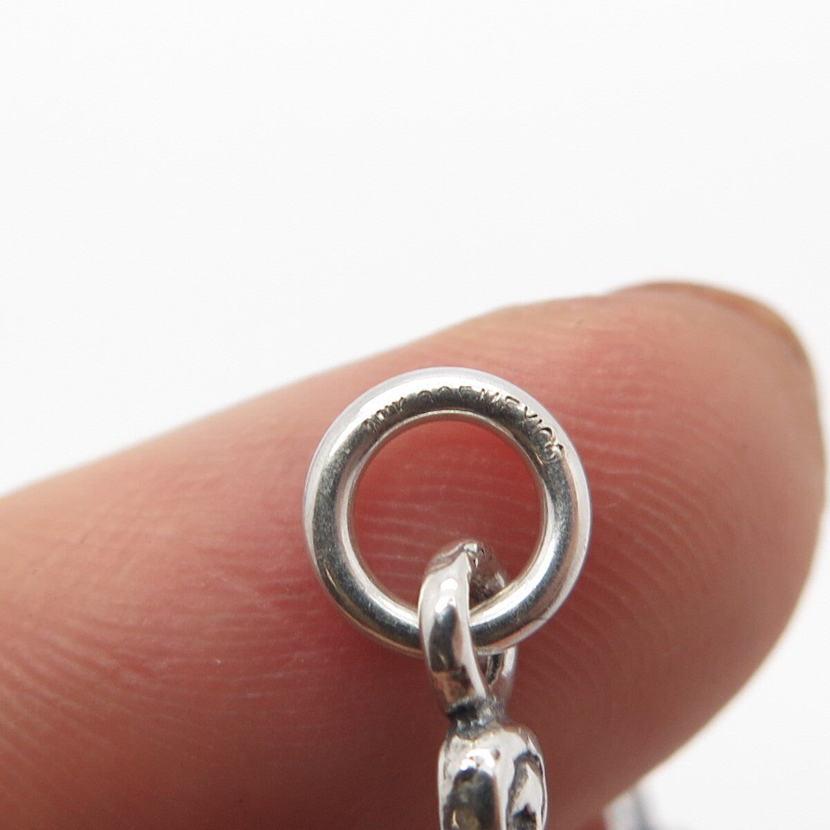 925 Sterling Silver Vintage Mexico Tennis Player Pendant