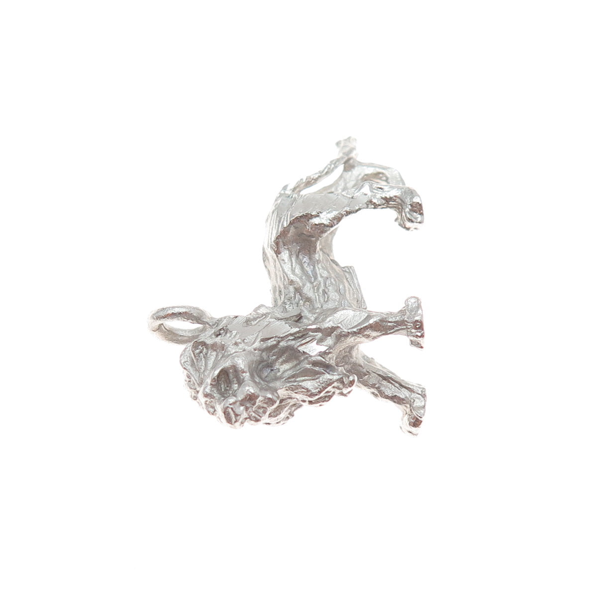 925 Sterling Silver Vintage Lion Charm Pendant